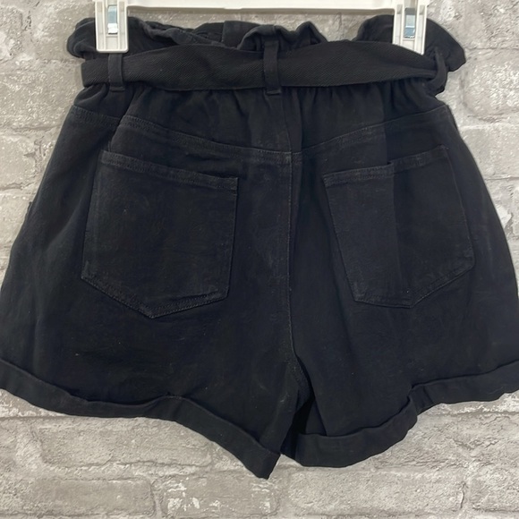 Hyfve Paper Bag Black Shorts - Picture 3 of 5